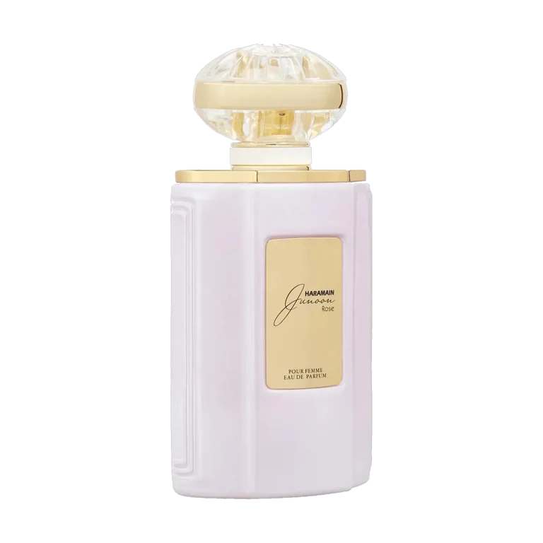 Al Haramain Junoon Rose bottle