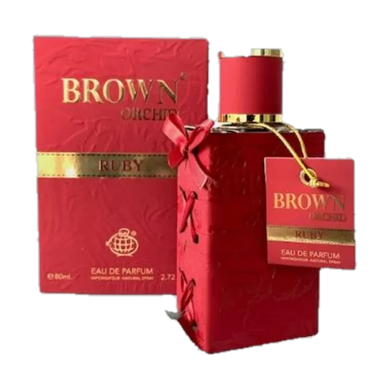 Fragrance World Brown Orchid Ruby bottle