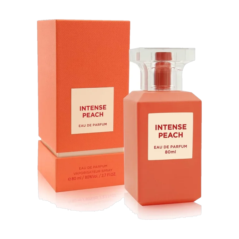 Fragrance World Intense Peach bottle