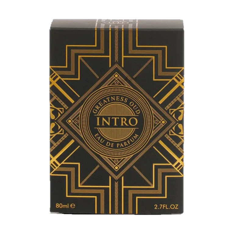 Fragrance World Intro Greatness Oud bottle