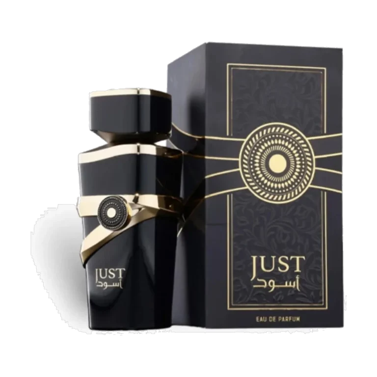 Fragrance World Just Aswad bottle