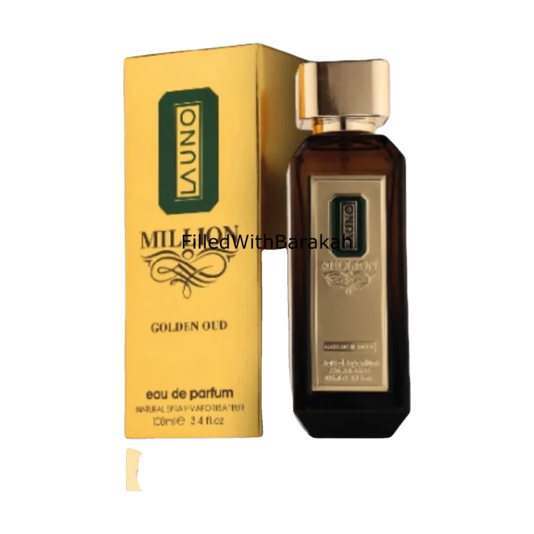 Fragrance World La Uno Million Golden Oud bottle
