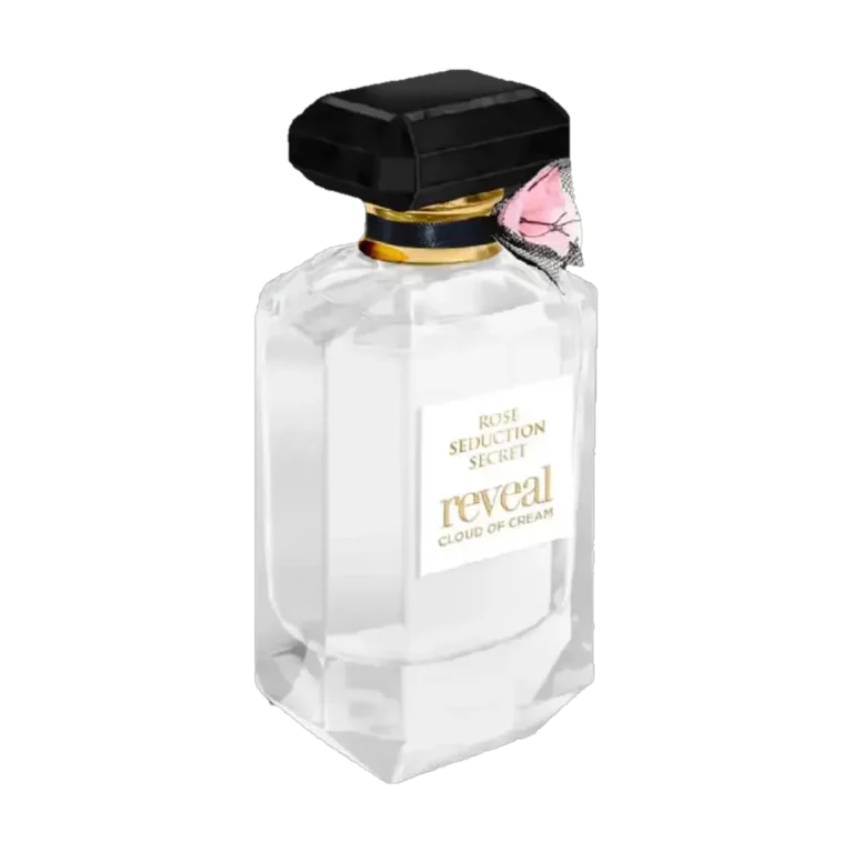 Fragrance World Rose Seduction Secret Reveal Cloud of Cream bottle