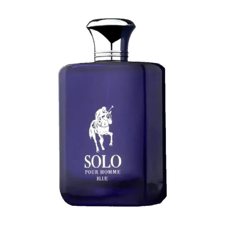 Fragrance World Solo Blue bottle