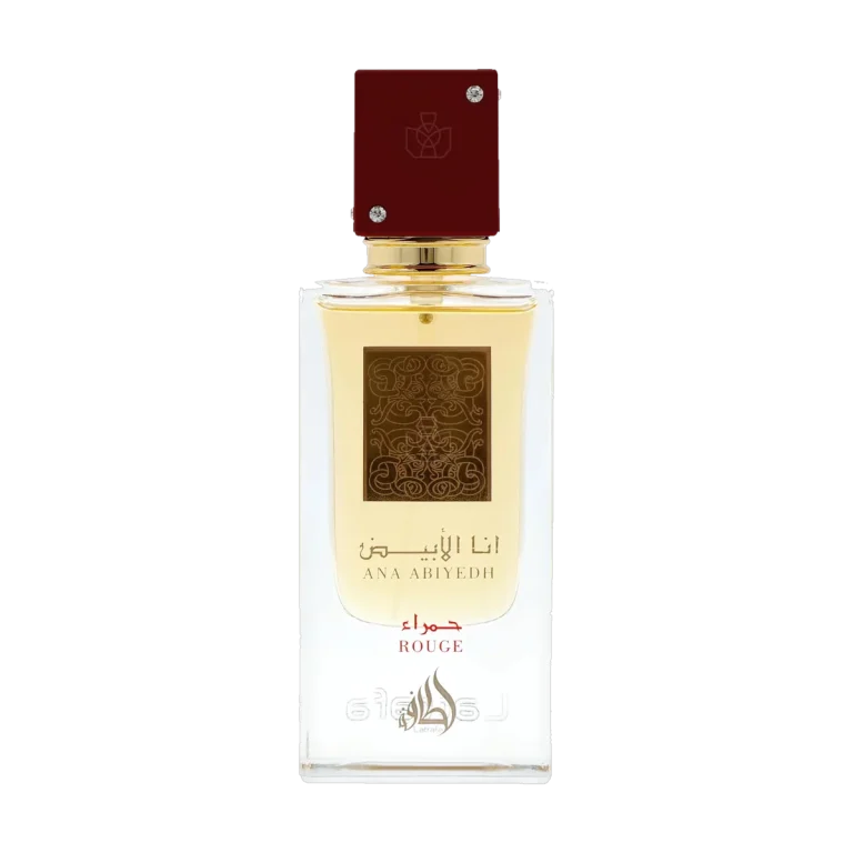 Lattafa Ana Abiyedh Rouge bottle
