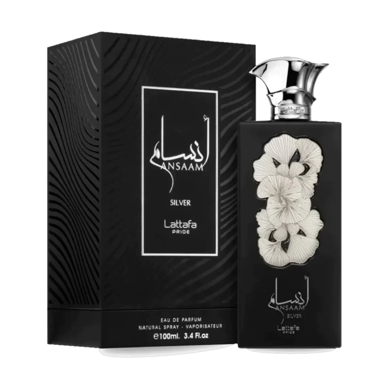 Lattafa Ansaam Silver bottle