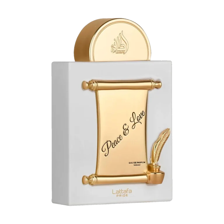 Lattafa Peace & Love bottle
