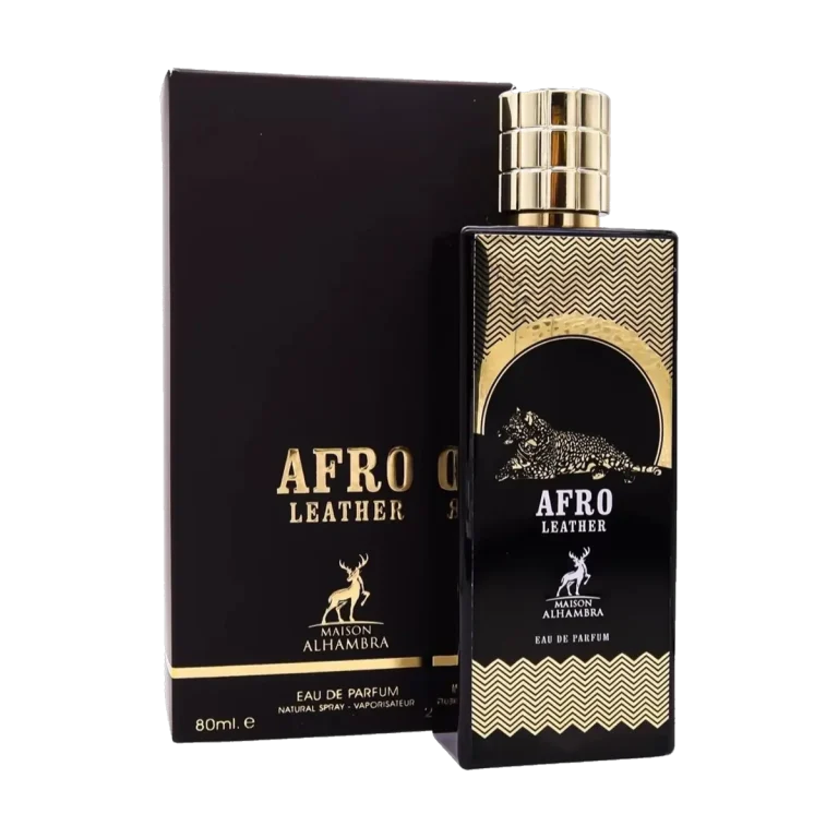 Maison Alhambra Afro Leather bottle
