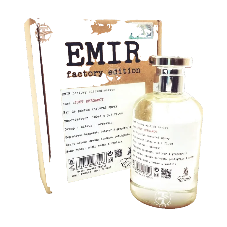 Paris Corner Emir Just Bergamot Factory Edition bottle